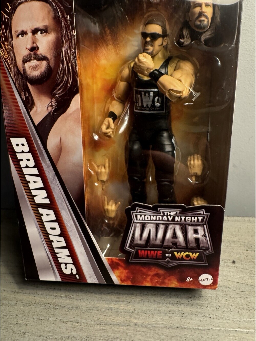 WWE Elite Brian Adams Monday Night War nWo WCW Mattel Action Figure Boxed